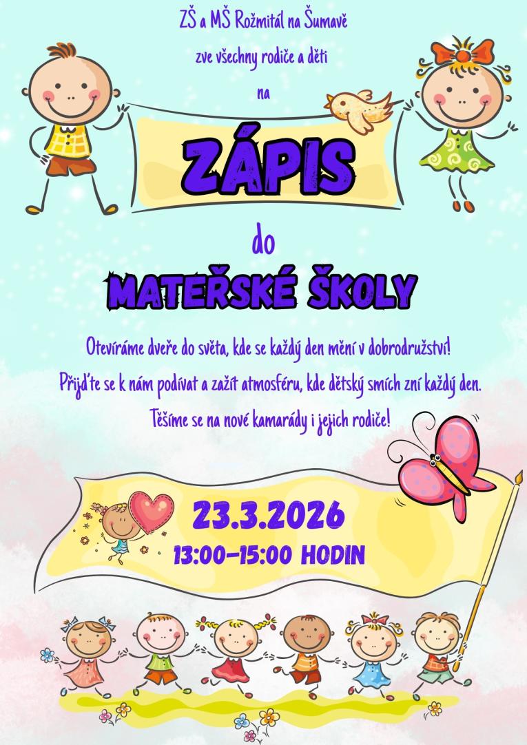 Zápis MŠ